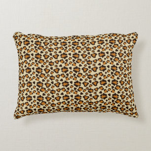 Cheetah skin pattern decorative pillow