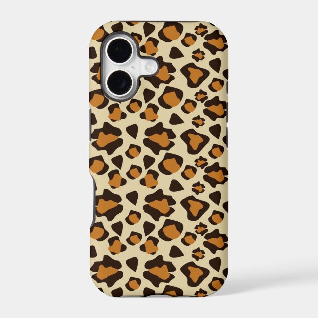 Cheetah skin pattern iphone case (Back)