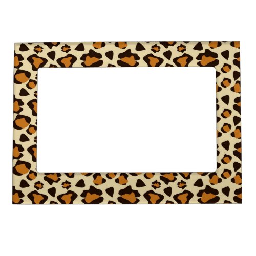 Cheetah skin pattern magnetic photo frame