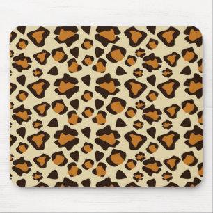 Cheetah skin pattern mouse pad