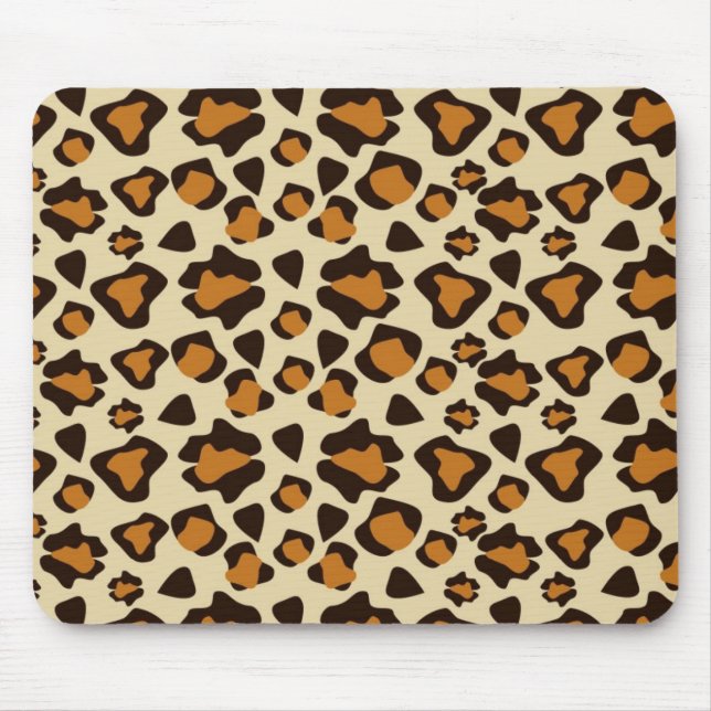 Cheetah skin pattern mouse pad (Front)