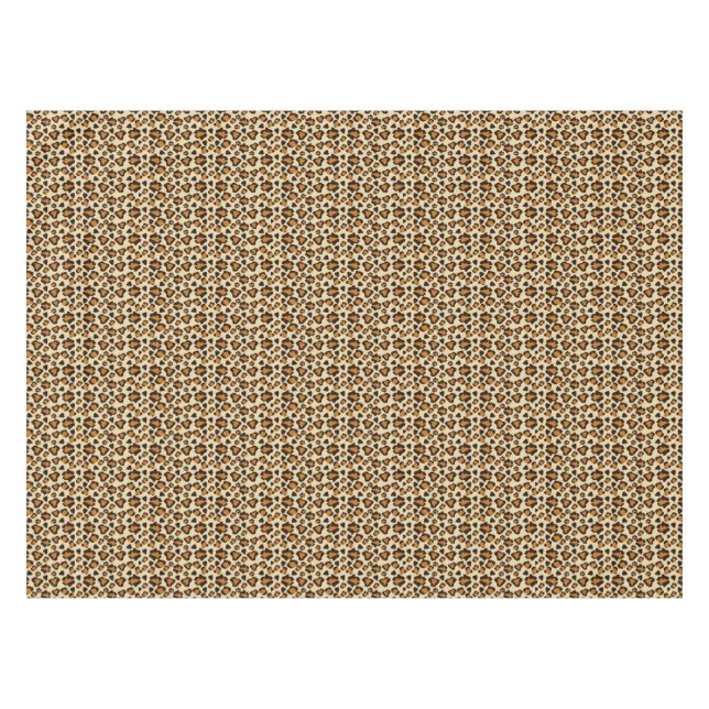 Cheetah skin pattern tablecloth (Front (Horizontal))