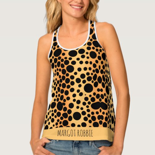 Cheetah skin Small Safari Pattern Tank Top