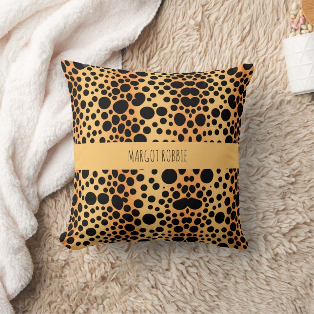 Cheetah skin Small Safari Pattern Throw Pillow (Blanket)