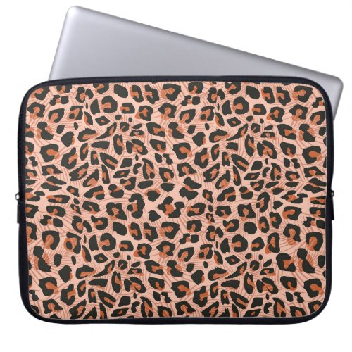 Cheetah skin vibrant seamless pattern laptop sleeve