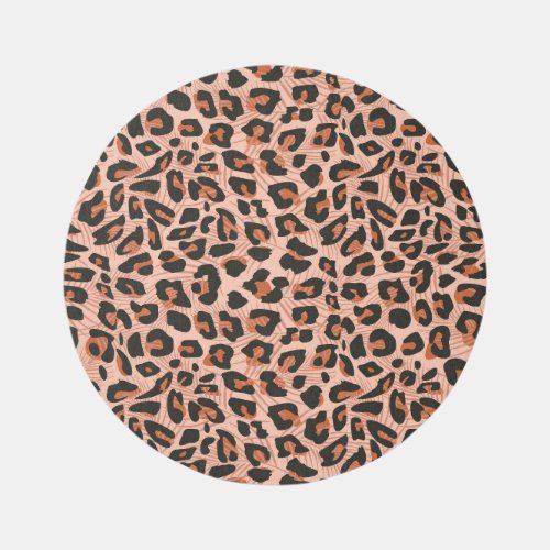 Cheetah skin vibrant seamless pattern rug