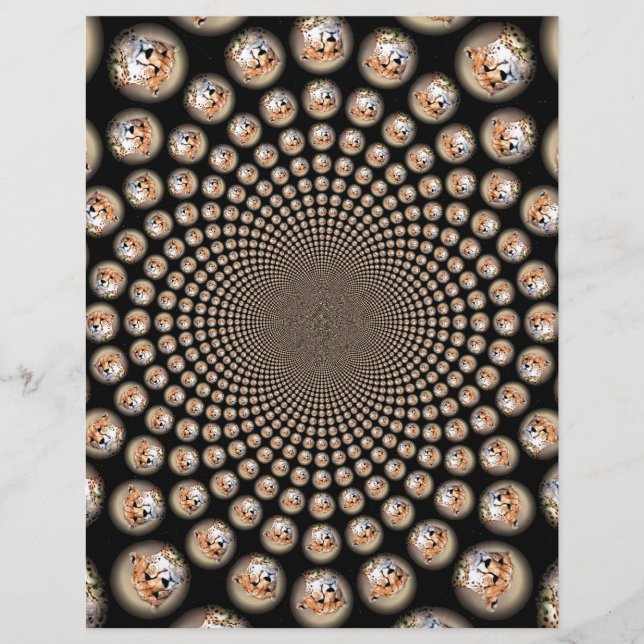 Cheetah Spin Spectacle – Feline Frenzy: Colorful  (Front)