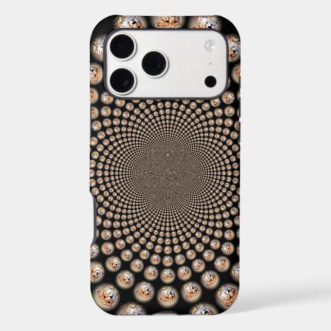 Cheetah Spin Spectacle: Feline Frenzy | WildEnergy Case-Mate iPhone Case (Back)