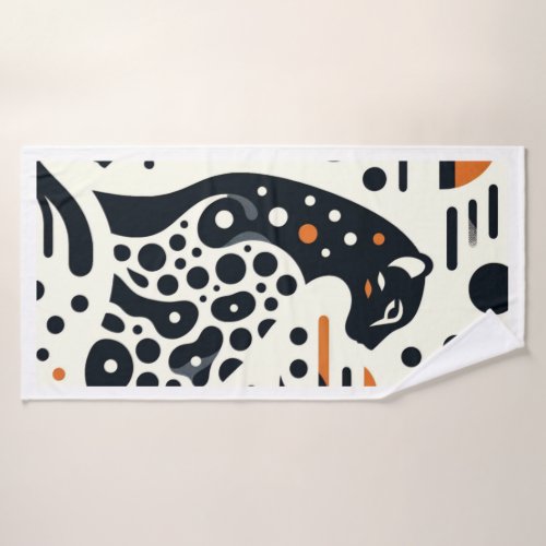 Cheetah Spot Towel for a Touch of Modern Elegance