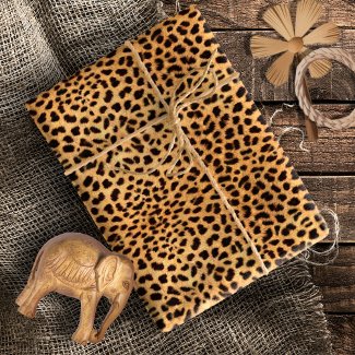 Cheetah Spots Pattern Gold Black ID1155