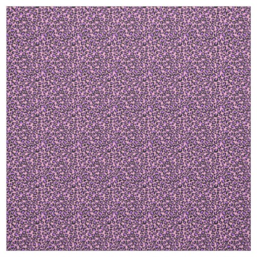 Cheetah Spots Pink and Purple Fabric