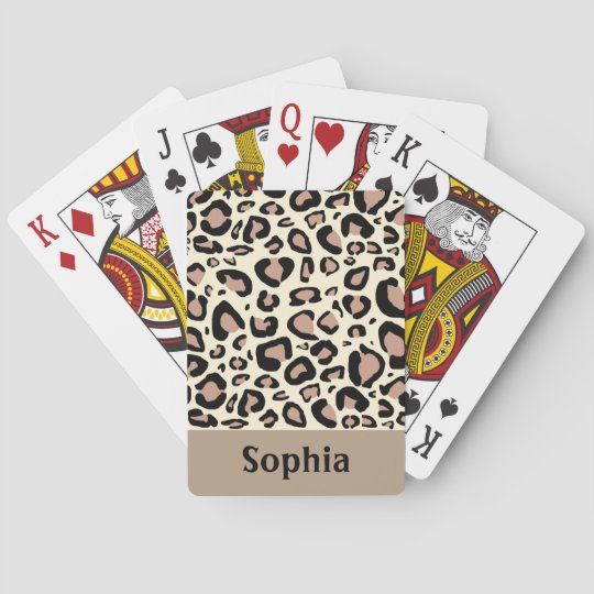 Cheetah Spots Playing Cards | Zazzle.com