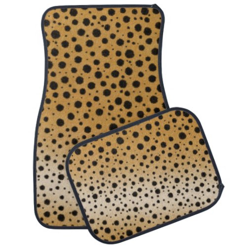Cheetah Spots Realistic Exotic Animal Print Car Floor Mat
