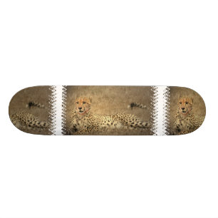 Cheetah Spots Skateboard
