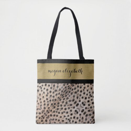 Cheetah Spots Tote Bag