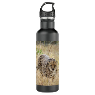 Cheetah stainless steel water bottle