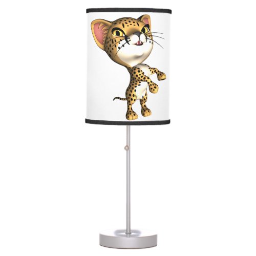 Cheetah Standing Table Lamp