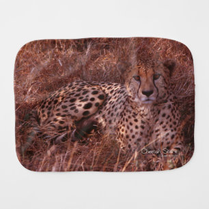 Cheetah Stare Burp Cloth