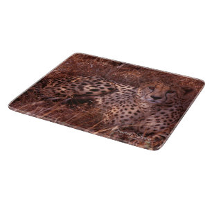 Cheetah Stare Cutting Board