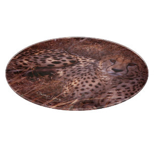 Cheetah Stare Cutting Board