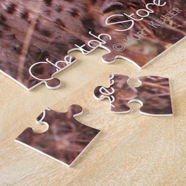 Cheetah Stare Jigsaw Puzzle (Side)