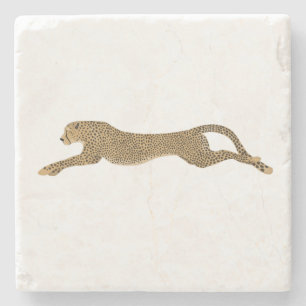 Cheetah Stone Coaster
