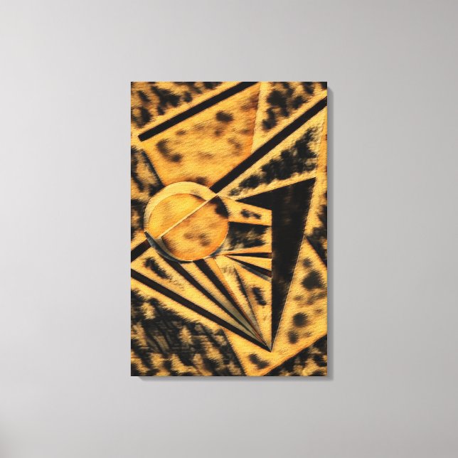 Cheetah Sunriser Canvas Print (Front)