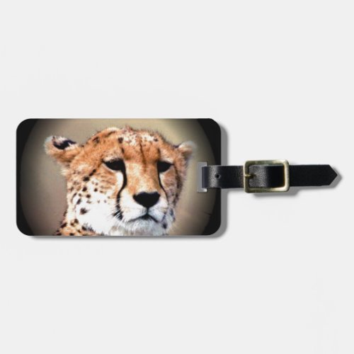 Cheetah Tear Marks Hakunamatata Luggage Tag