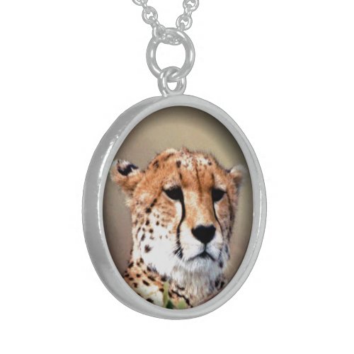 Cheetah Tear Marks Hakunamatata Sterling Silver Necklace