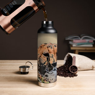 Cheetah Tear Marks Insulated Water Bottle