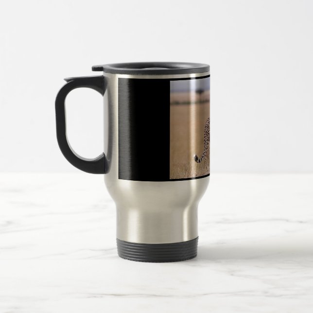 Cheetah Travel Mug (Left)