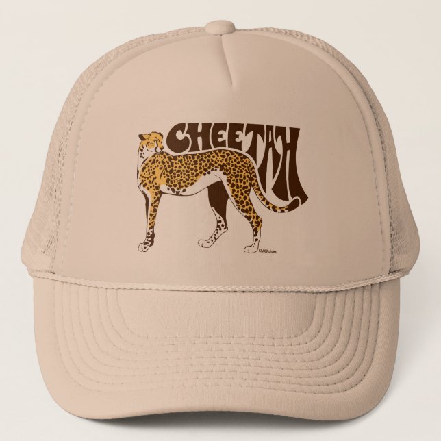 Cheetah Trucker Hat (Front)