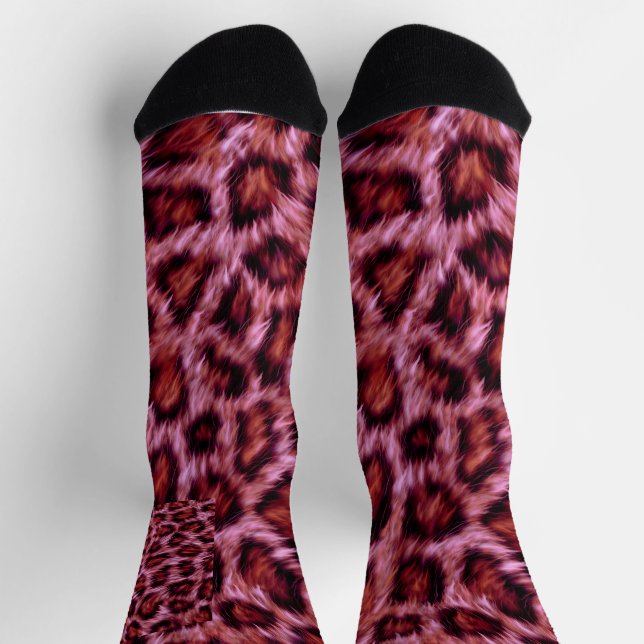 cheetah vibes socks (Top)