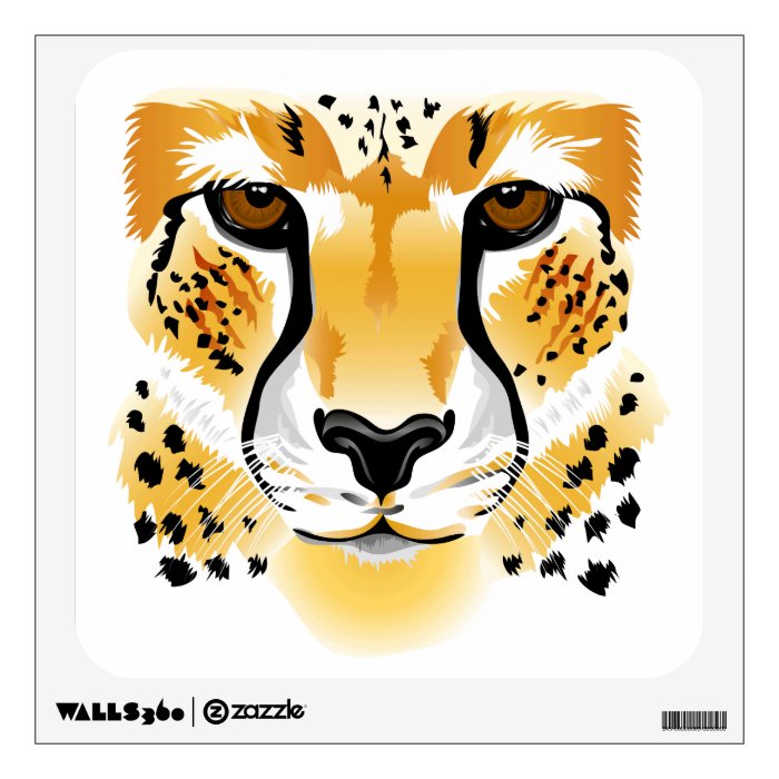 Cheetah wall decal