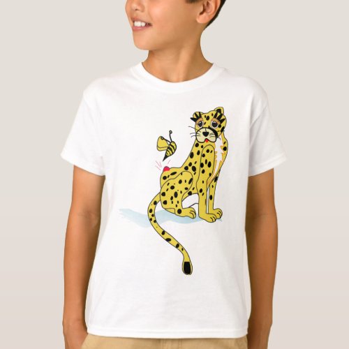 Cheetah Wild Animals Kids T shirt