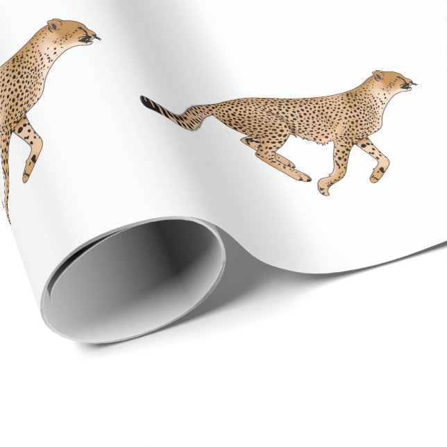 Cheetah Wrapping Paper (Roll Corner)