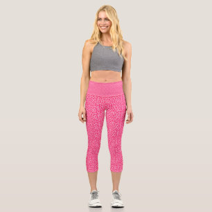 Cheetahh leopard print High Waisted Capris