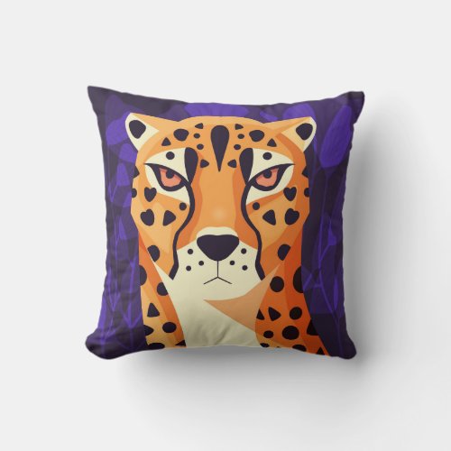 Cheetahs Grace Decorative Wildlife  Throw Pillow