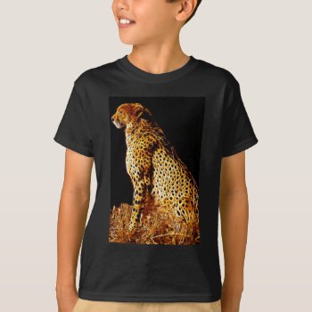 Cheetahs Stance T-shirt by laureenr at Zazzle