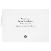 "Cheetha Love" Cards (Back Horizontal)