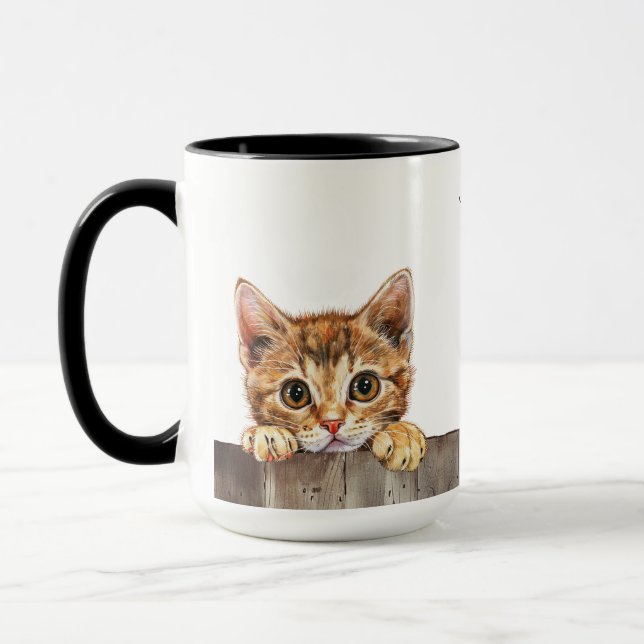Cheetoh Cat Mug (Left)