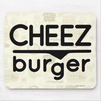 Cheezburger Logo (black) Mouse Pad