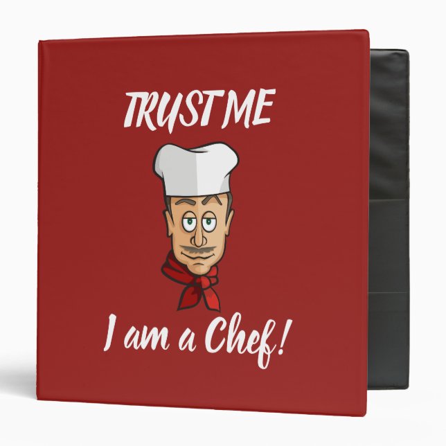 Chef 3 Ring Binder (Front/Inside)
