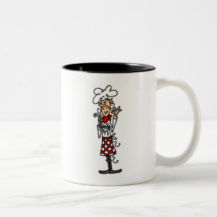 Chef a Pinch of This T-shirts and Gifts Two-Tone Coffee Mug