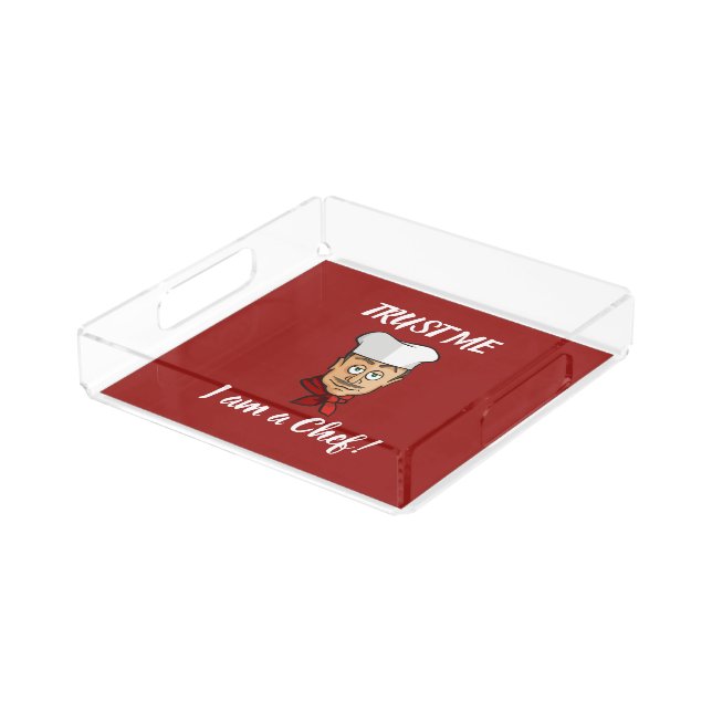 Chef Acrylic Tray (Angled)