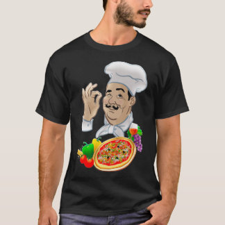 Chef and Big Italian Pizza 1 T-Shirt