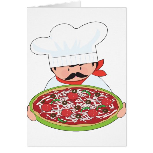 Chef and Pizza Cards (Front)