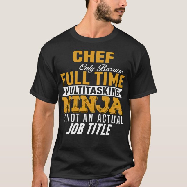Chef animal  space chef  T-Shirt (Front)
