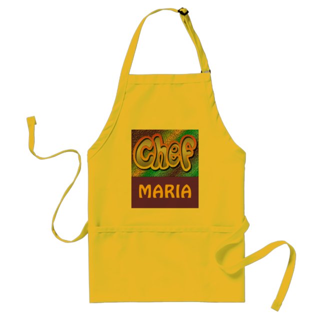 chef APRON (add your own name) (Front)