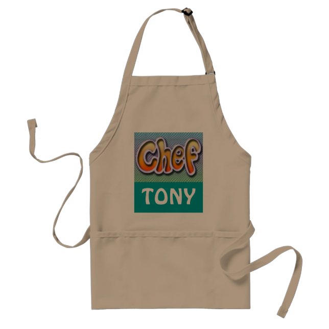 Chef apron (add your own name) (Front)
